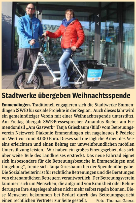 Auszug aus dem Emmendinger Tor (22.12.2025)